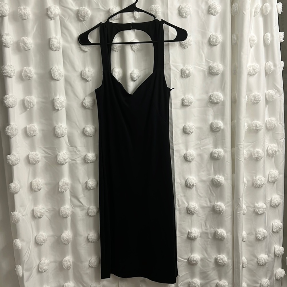 L’AGENCE black mid calf dress size small. Never worn. Has tags.